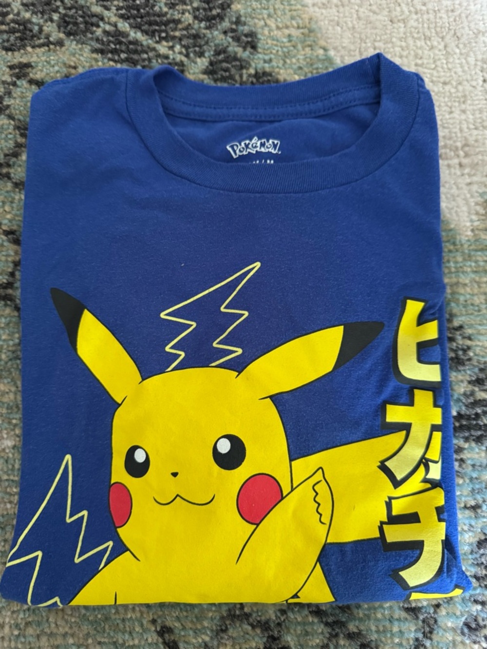 Kids' Pikachu Short Sleeve Tee - Blue/Yellow